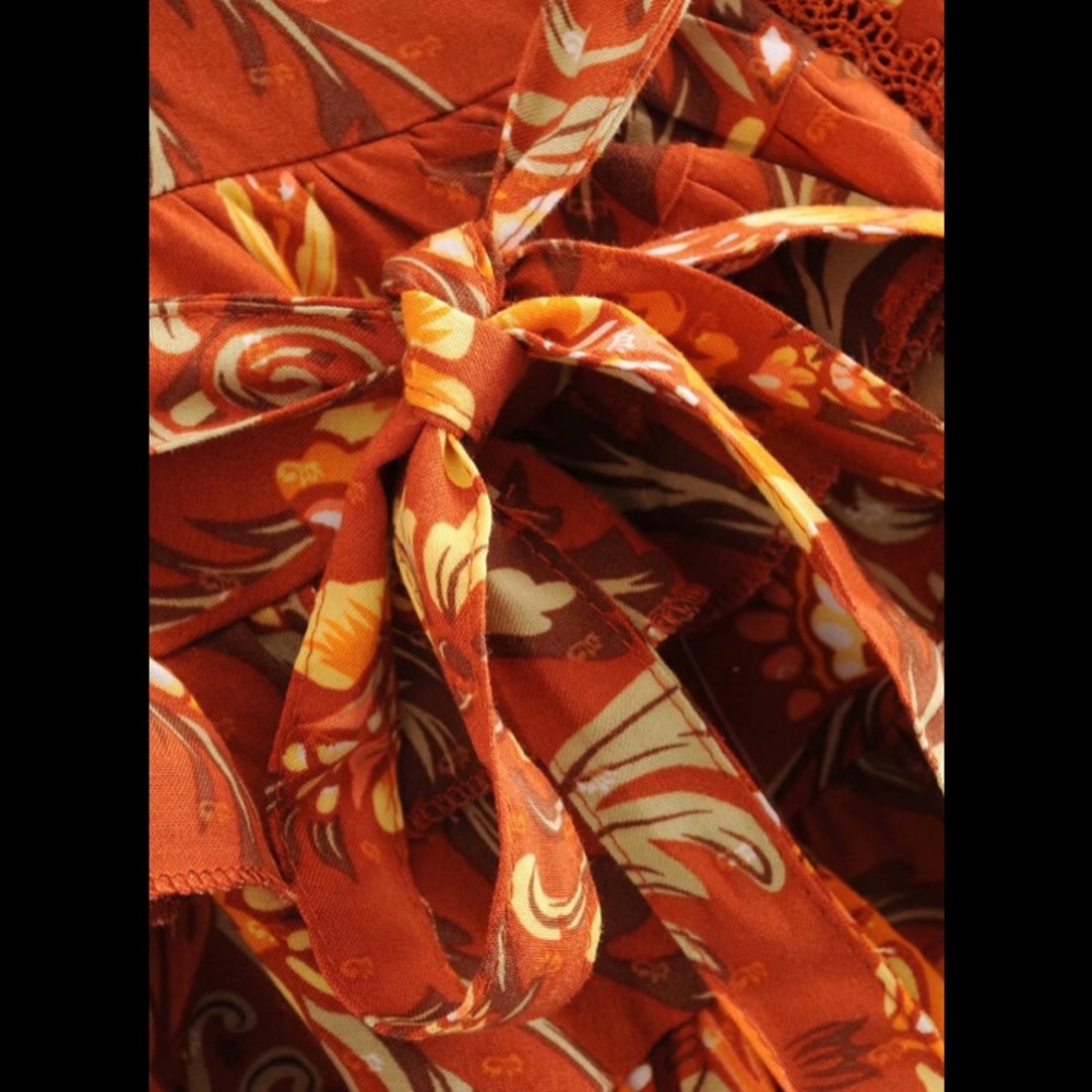 Ruffle Front Wrap Dress LAST ONEπ - Picture 9 of 16